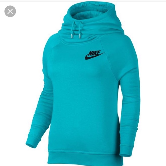 Nike Sweaters - Teal Women’s Nike Club Fleece Hoodie